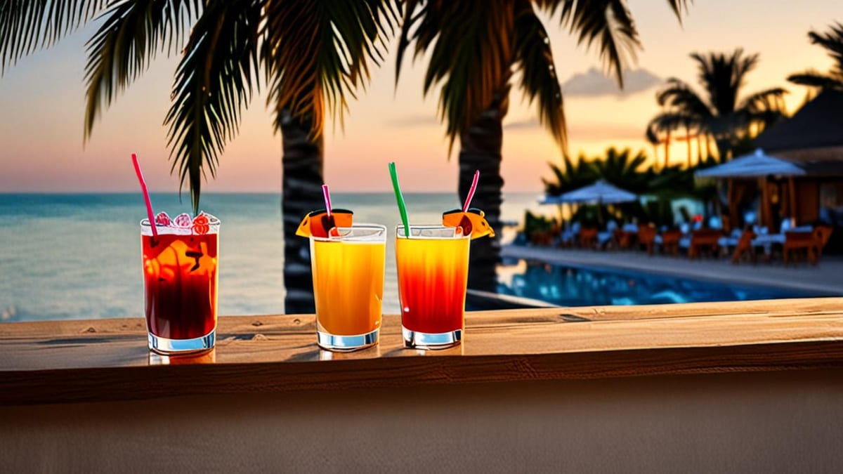 all-inclusive resort drinks