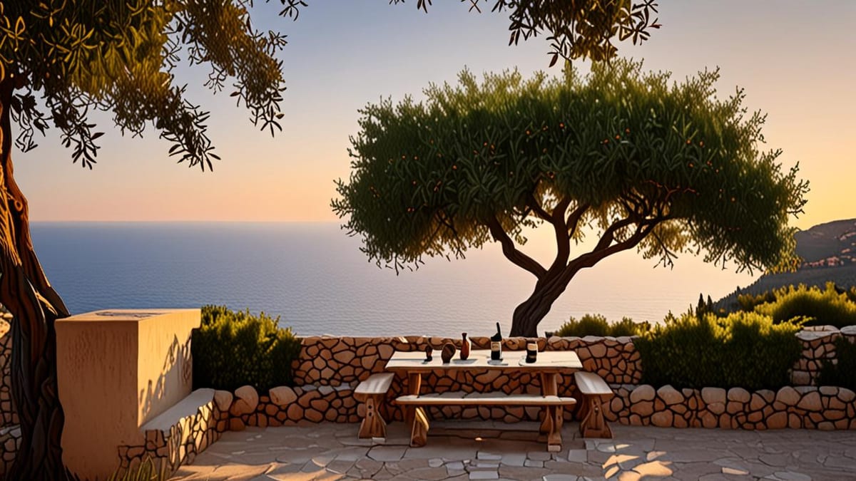 villa with sea view