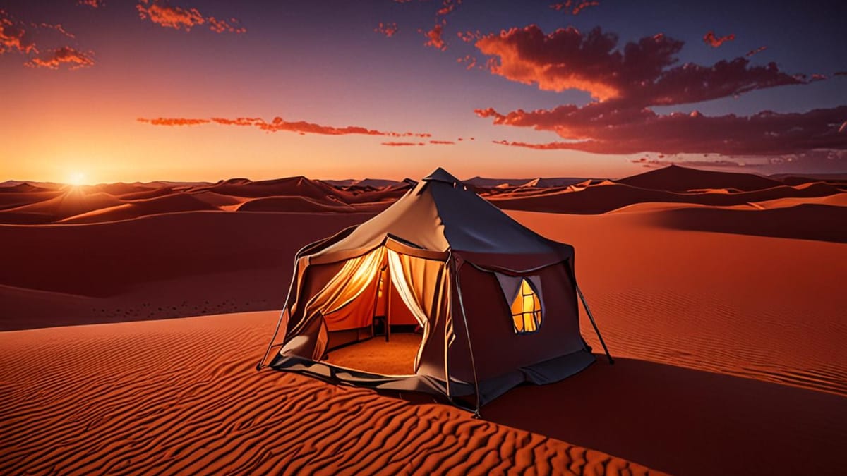 desert glamping in Morocco and Jordan