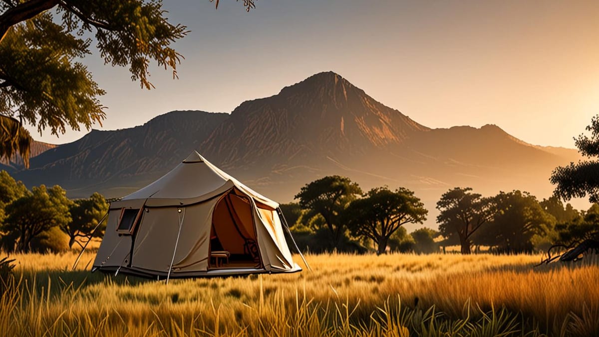 first glamping trip