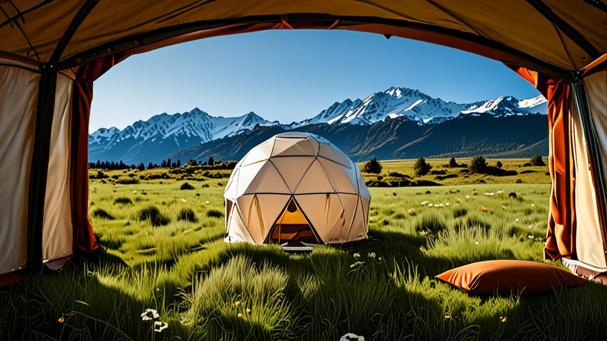 glamping in the Alps