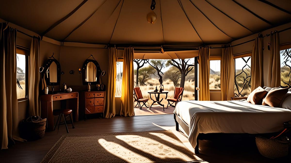 glamping bathrooms