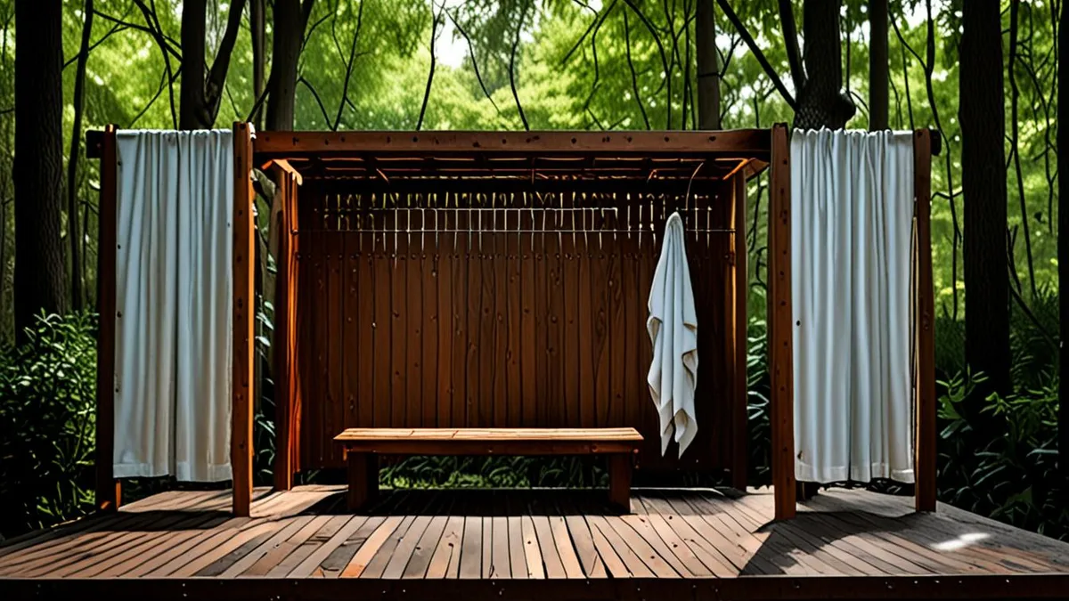 glamping bathrooms