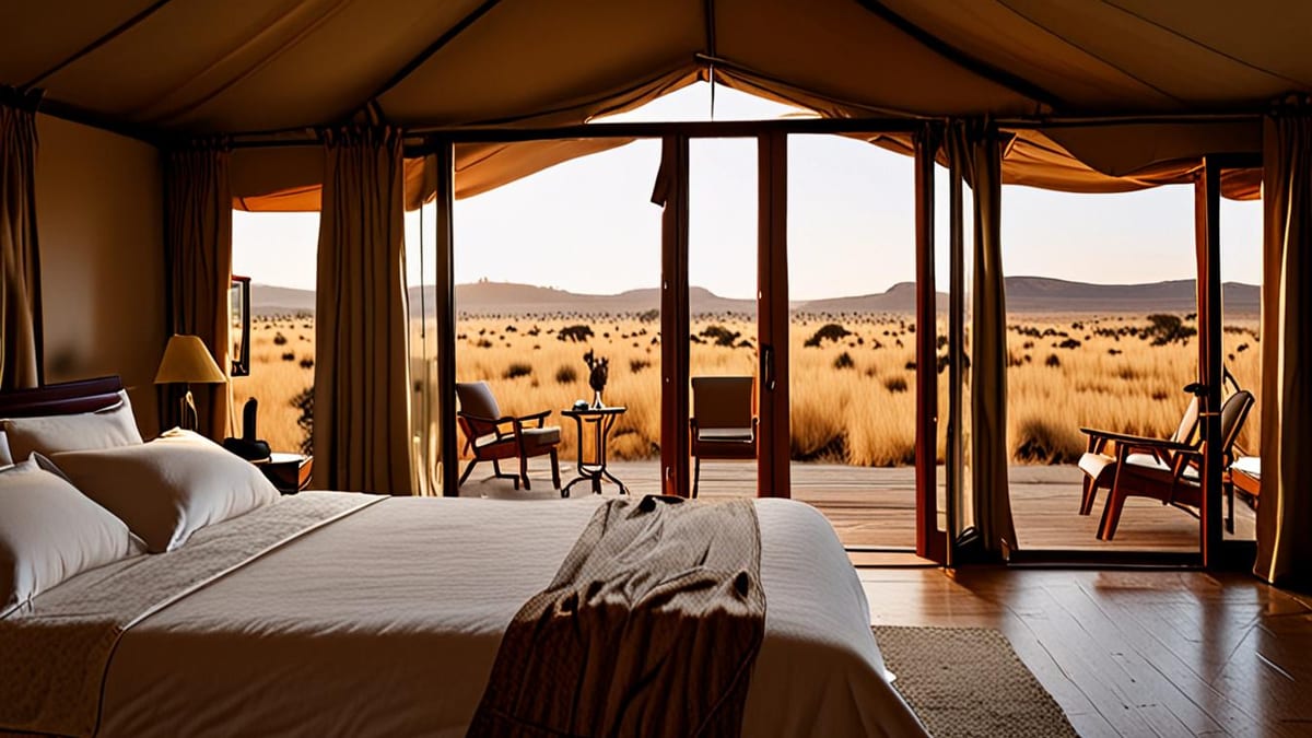 glamping bathrooms
