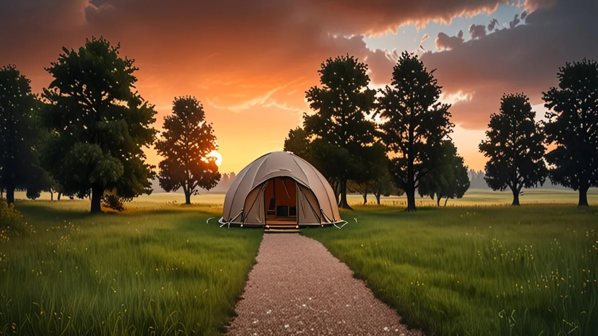 glamping check-in