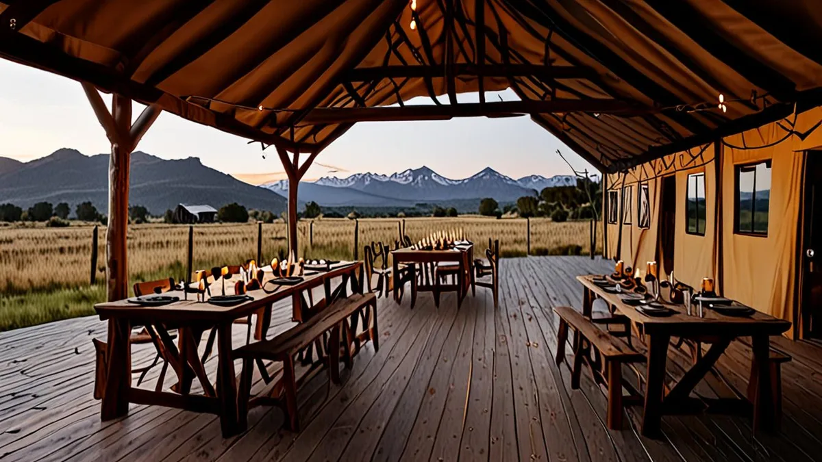 multi-tent glamping sites