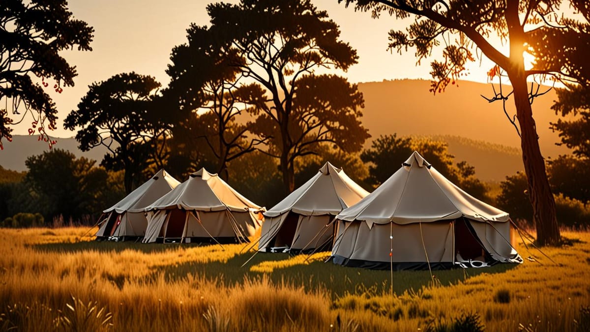 multi-tent glamping sites
