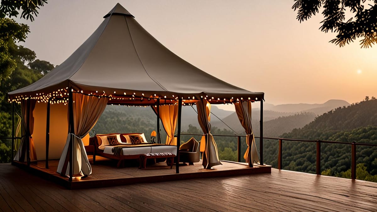 glamping for honeymoons