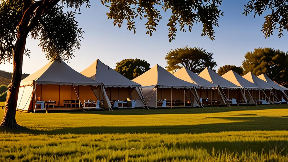 glamping for large groups
