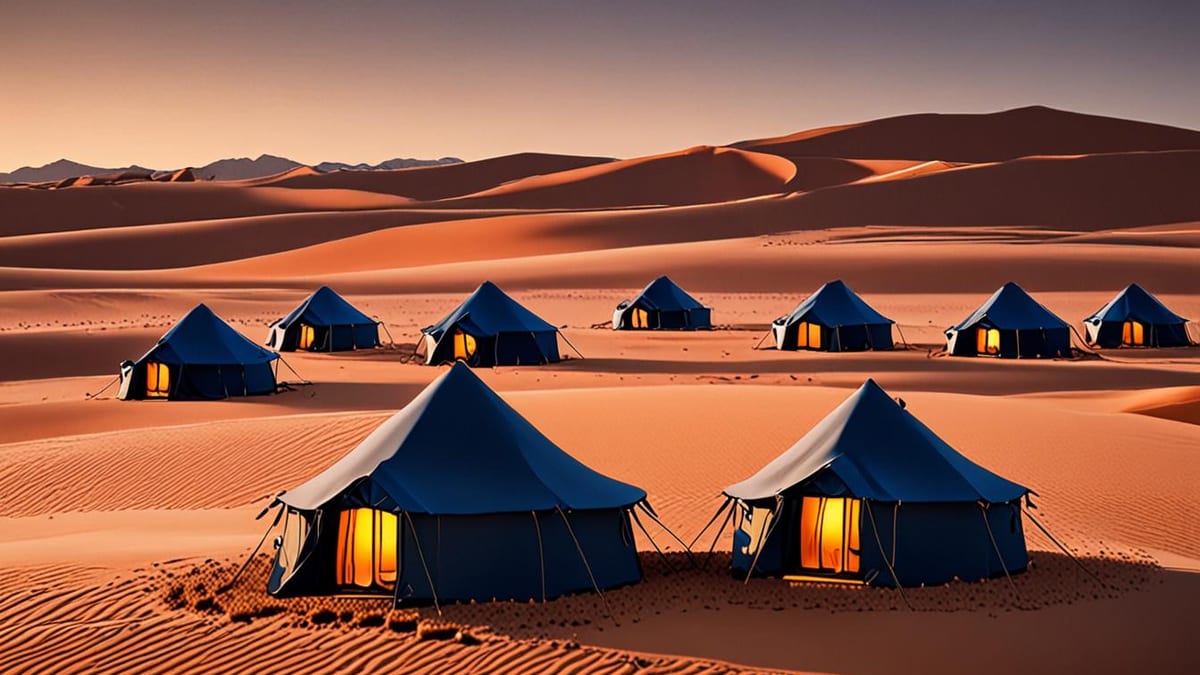 glamping in Morocco