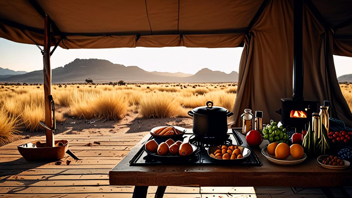 glamping meal options