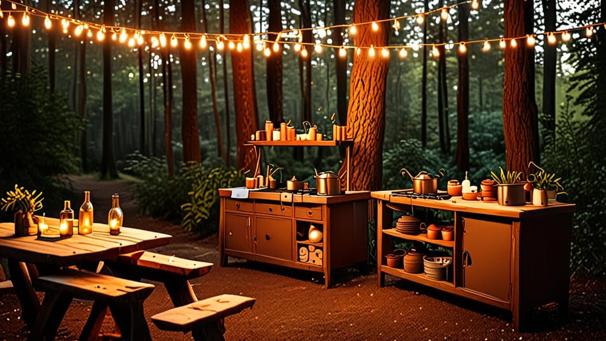 glamping site facilities