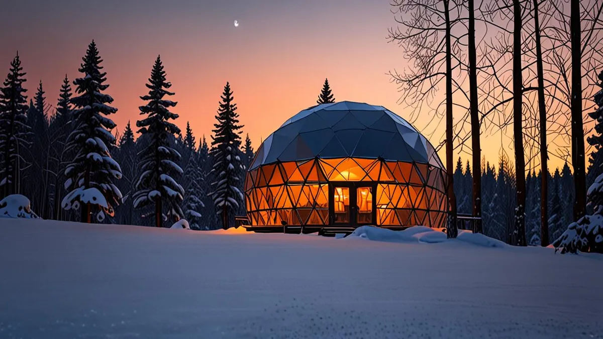 glamping tents electricity and heating