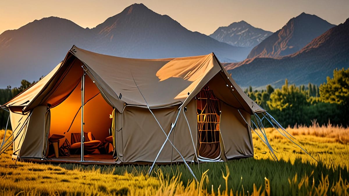 glamping trip packing