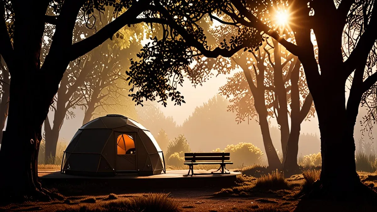 glamping without a car