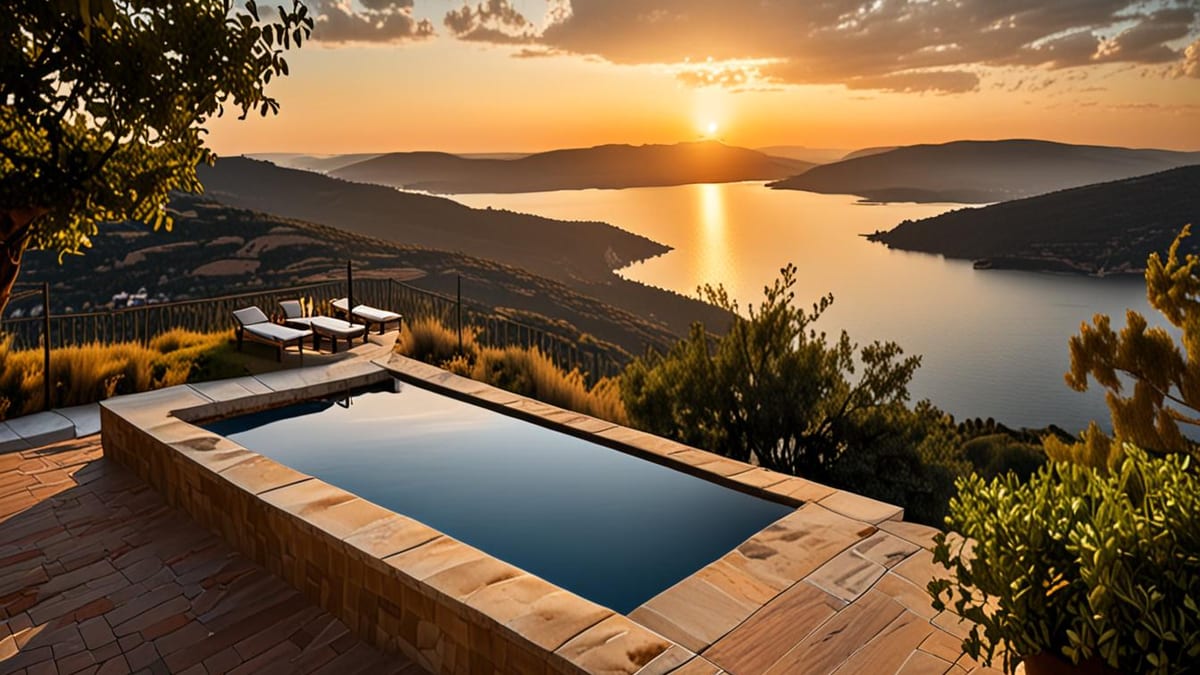 hillside villa