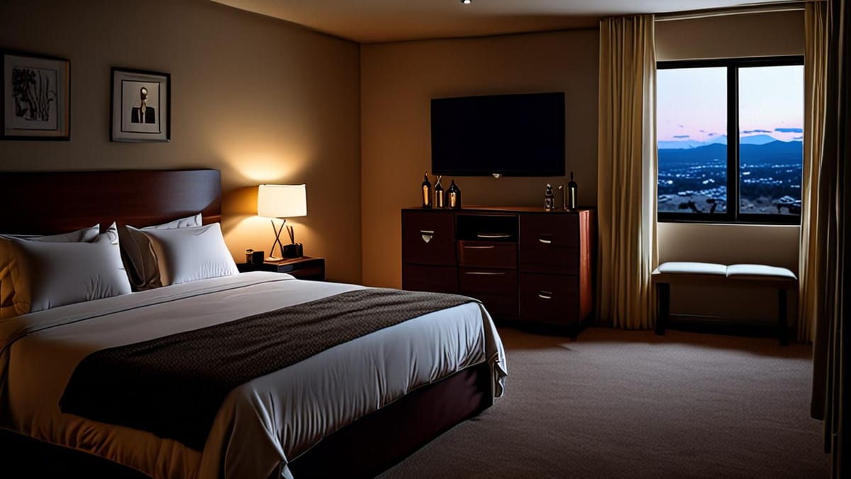 hotel mini-bars and room service