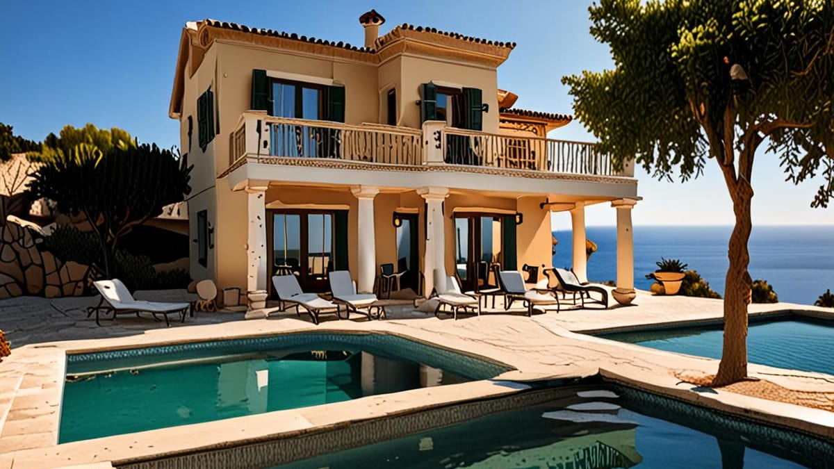 book a villa for peak season