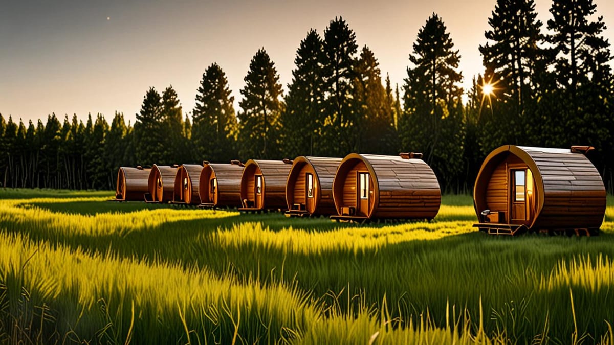 pod glamping
