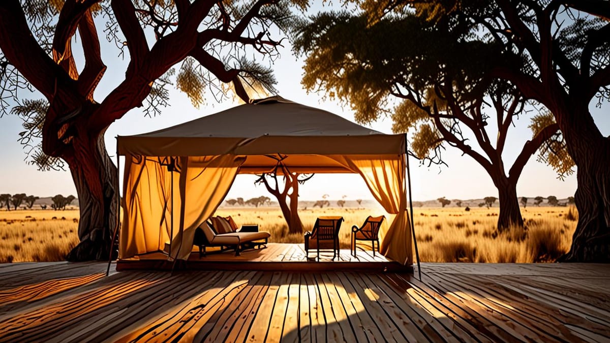 safari tent glamping