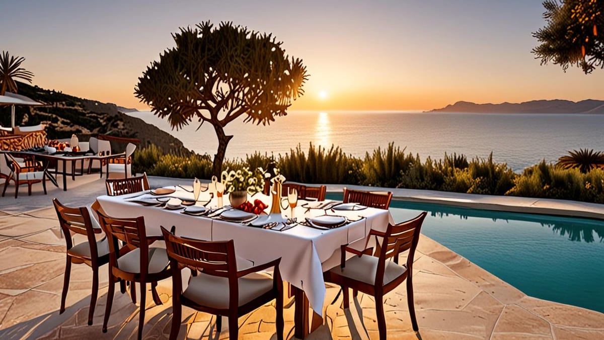 villa with a private chef