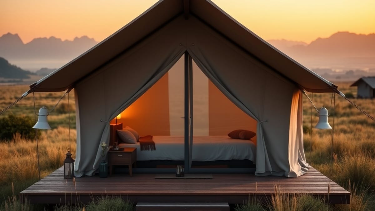 what is glamping